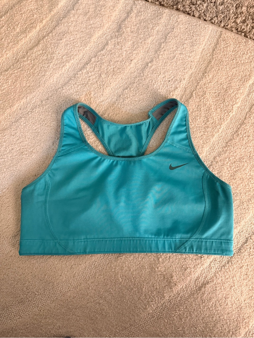 Nike Teal Racerback Medium-Support Sports Bra